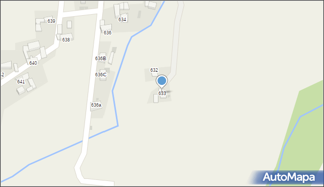 Spytkowice, Spytkowice, 633, mapa Spytkowice