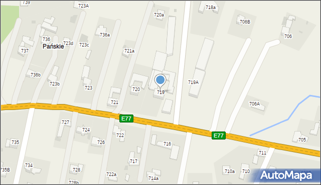 Spytkowice, Spytkowice, 719, mapa Spytkowice