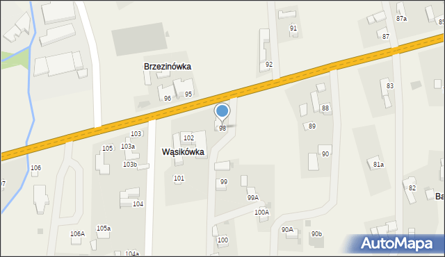 Spytkowice, Spytkowice, 98, mapa Spytkowice