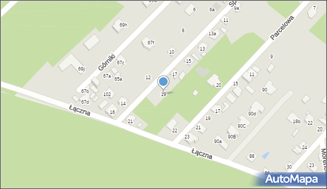 Starachowice, Spadowa, 19, mapa Starachowic