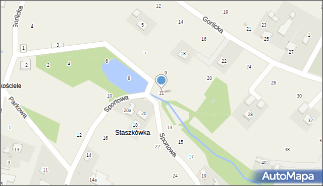 Staszkówka, Sportowa, 11, mapa Staszkówka