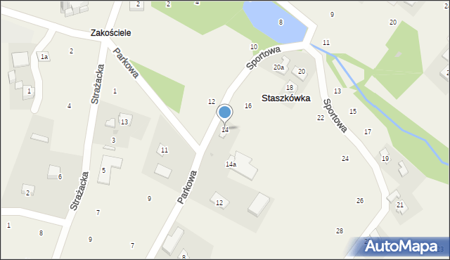 Staszkówka, Sportowa, 14, mapa Staszkówka