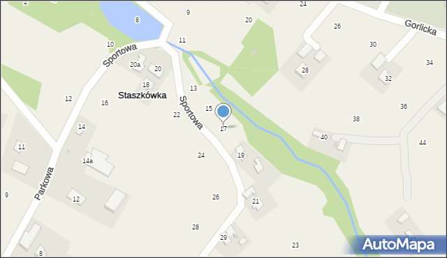 Staszkówka, Sportowa, 17, mapa Staszkówka