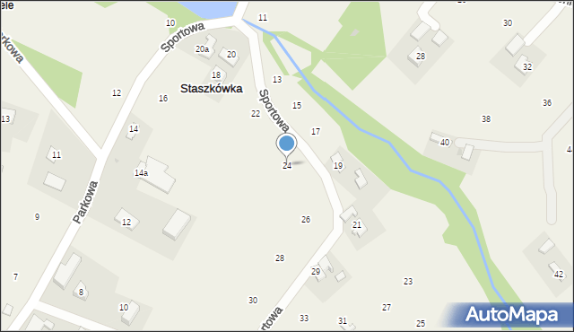 Staszkówka, Sportowa, 24, mapa Staszkówka