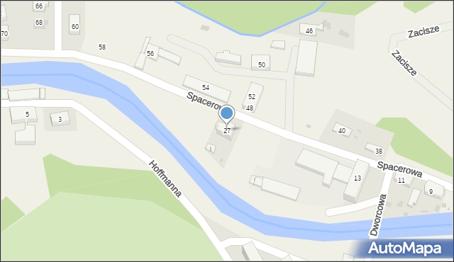 Straszyn, Spacerowa, 27, mapa Straszyn