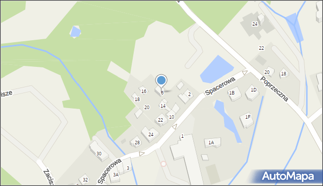 Straszyn, Spacerowa, 6, mapa Straszyn