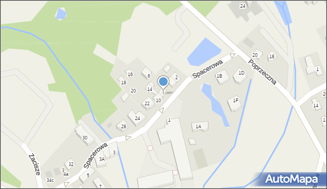 Straszyn, Spacerowa, 8, mapa Straszyn