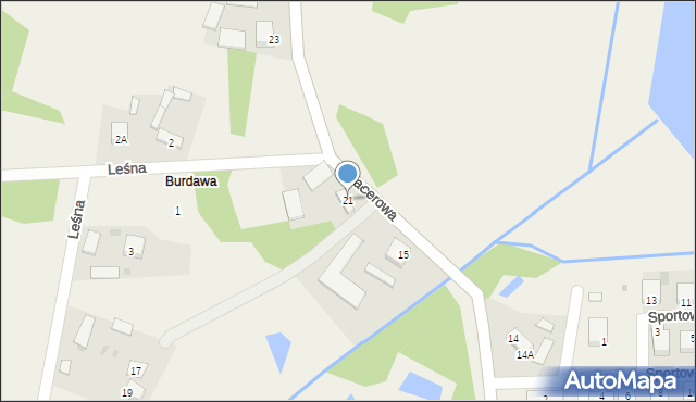 Strawczyn, Spacerowa, 21, mapa Strawczyn