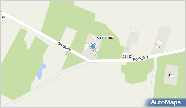 Strawczyn, Spokojna, 27, mapa Strawczyn