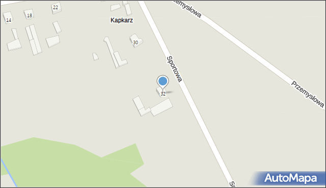 Szczuczyn, Sportowa, 32, mapa Szczuczyn