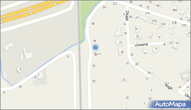 Tarnowiec, Sportowa, 54, mapa Tarnowiec