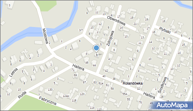 Tomaszów Mazowiecki, Spacerowa, 6, mapa Tomaszów Mazowiecki