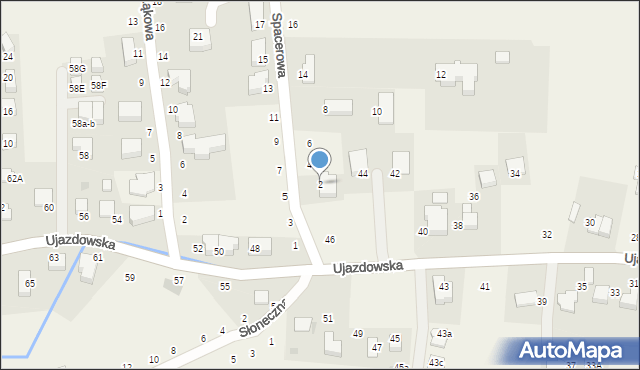 Tomaszowice, Spacerowa, 2, mapa Tomaszowice