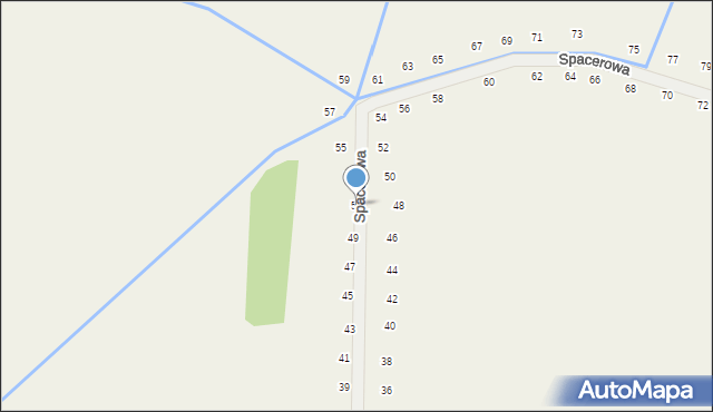 Tomaszowice, Spacerowa, 51, mapa Tomaszowice