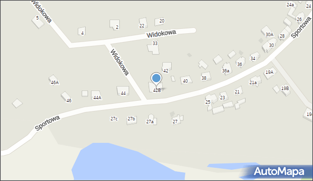 Trzemeszno, Sportowa, 42B, mapa Trzemeszno