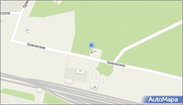 Zagnańsk, Spacerowa, 16, mapa Zagnańsk