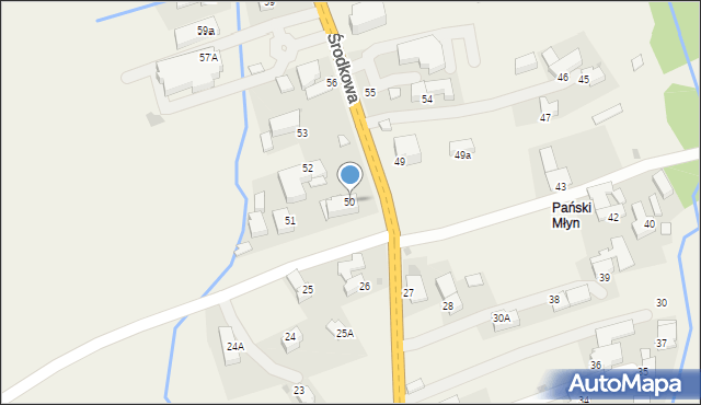 Białka Tatrzańska, Środkowa, 50, mapa Białka Tatrzańska