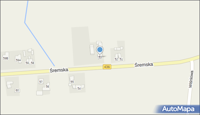 Boguszyn, Śremska, 53, mapa Boguszyn