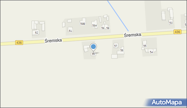 Boguszyn, Śremska, 60, mapa Boguszyn