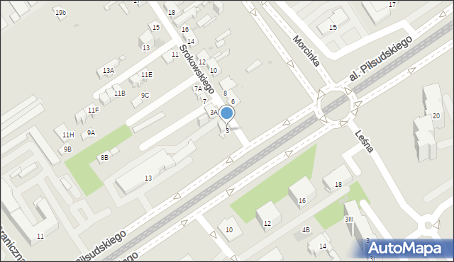 Dąbrowa Górnicza, Srokowskiego Kazimierza, 3, mapa Dąbrowa Górnicza