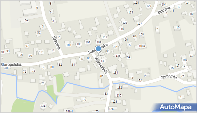 Jadowniki, Środkowa, 140, mapa Jadowniki