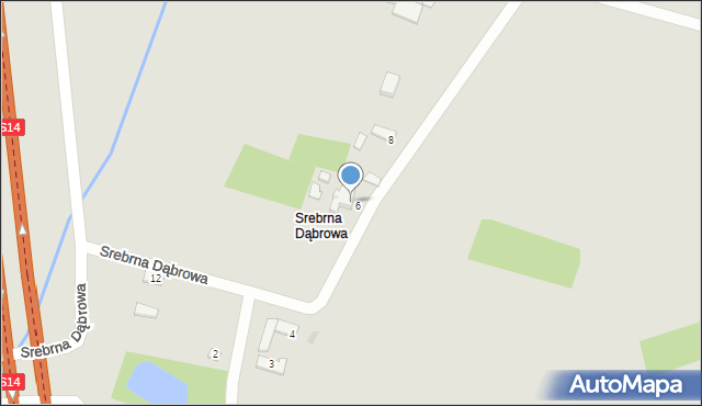 Konstantynów Łódzki, Srebrna Dąbrowa, 6, mapa Konstantynów Łódzki