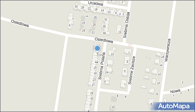 Konstantynów Łódzki, Srebrna Polana, 7, mapa Konstantynów Łódzki