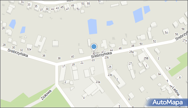 Konstantynów Łódzki, Srebrzyńska, 42, mapa Konstantynów Łódzki