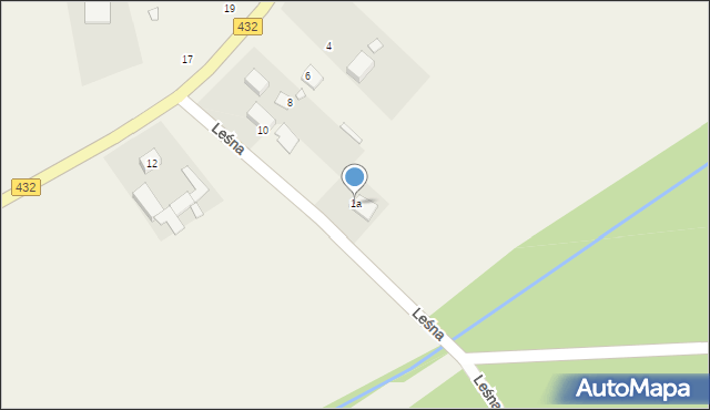 Mechlin, Śremska, 1a, mapa Mechlin