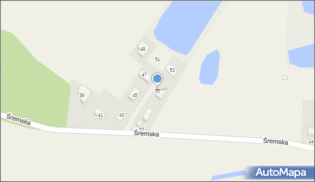 Mechlin, Śremska, 55, mapa Mechlin