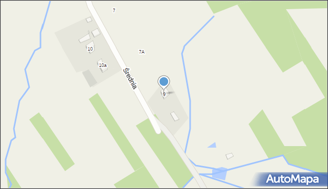 Odrzykoń, Średnia, 9, mapa Odrzykoń