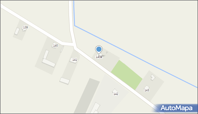 Srebrna, Srebrna, 143a, mapa Srebrna