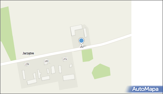 Srebrna, Srebrna, 162, mapa Srebrna