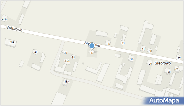 Srebrowo, Srebrowo, 37, mapa Srebrowo