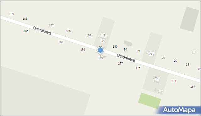 Srebrzyszcze, Srebrzyszcze, 179, mapa Srebrzyszcze