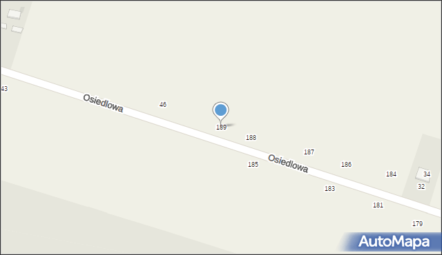 Srebrzyszcze, Srebrzyszcze, 189, mapa Srebrzyszcze