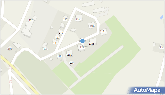 Średnia Wieś, Średnia Wieś, 118b, mapa Średnia Wieś