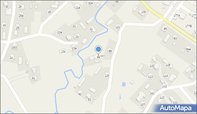 Średnia Wieś, Średnia Wieś, 94, mapa Średnia Wieś