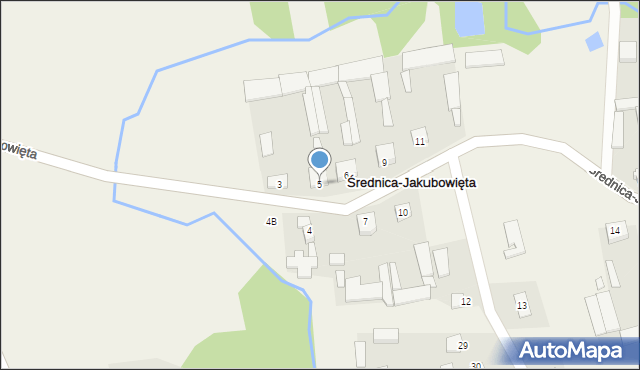 Średnica-Jakubowięta, Średnica-Jakubowięta, 5, mapa Średnica-Jakubowięta