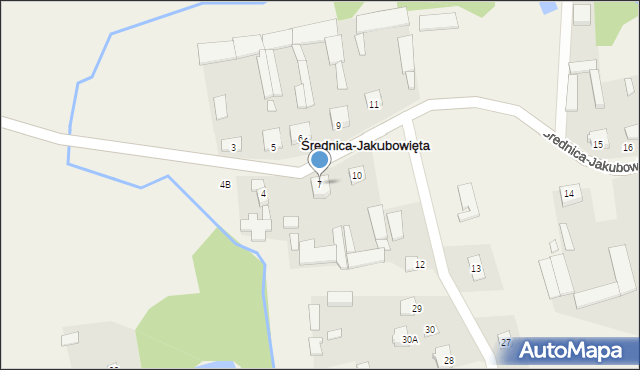 Średnica-Jakubowięta, Średnica-Jakubowięta, 7, mapa Średnica-Jakubowięta