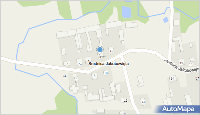 Średnica-Jakubowięta, Średnica-Jakubowięta, 9, mapa Średnica-Jakubowięta