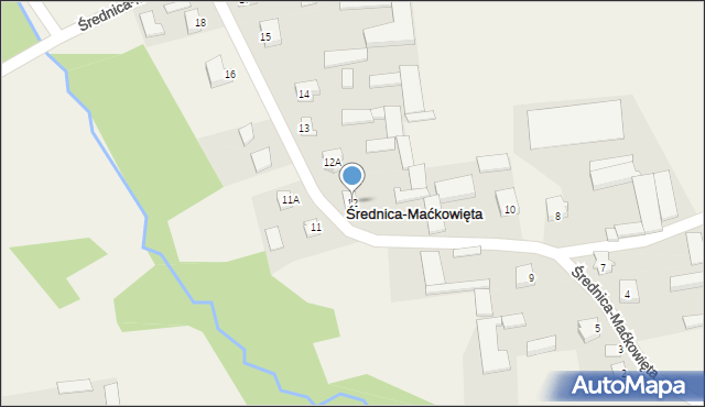 Średnica-Maćkowięta, Średnica-Maćkowięta, 12, mapa Średnica-Maćkowięta