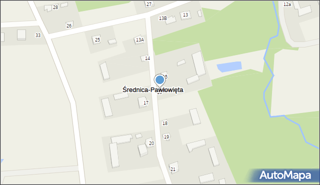 Średnica-Pawłowięta, Średnica-Pawłowięta, 16, mapa Średnica-Pawłowięta