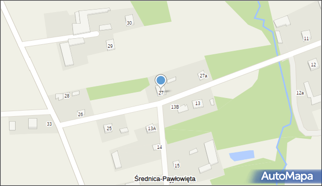 Średnica-Pawłowięta, Średnica-Pawłowięta, 27, mapa Średnica-Pawłowięta