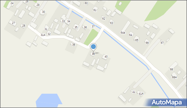 Średnie Duże, Średnie Duże, 39, mapa Średnie Duże