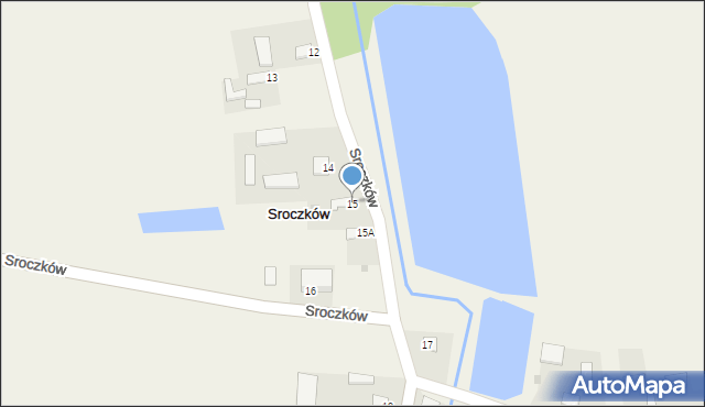 Sroczków, Sroczków, 15, mapa Sroczków