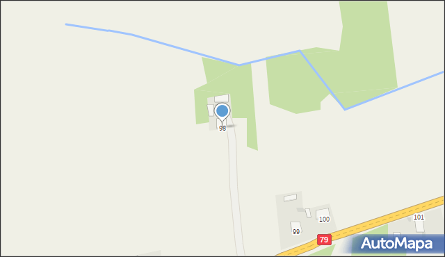 Sroczków, Sroczków, 98, mapa Sroczków