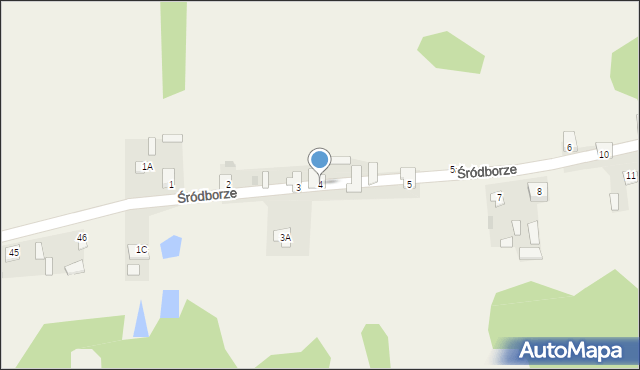 Śródborze, Śródborze, 4, mapa Śródborze