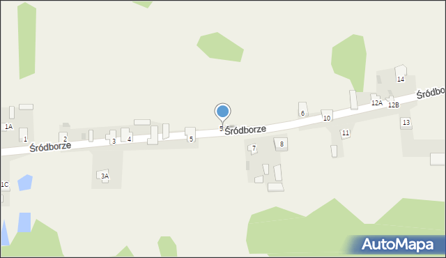 Śródborze, Śródborze, 5a, mapa Śródborze