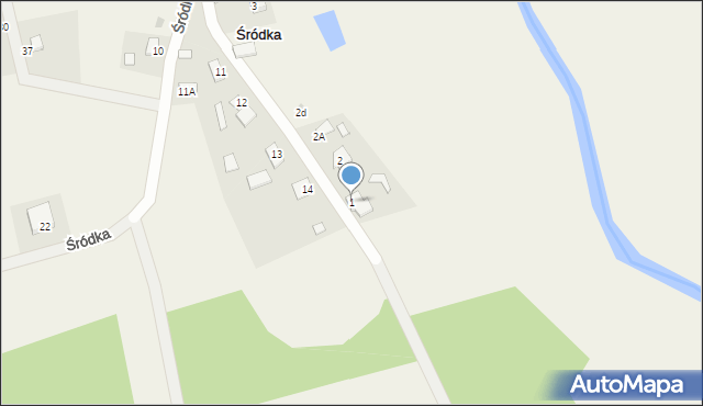 Śródka, Śródka, 1, mapa Śródka